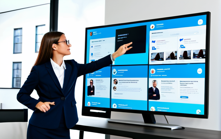 Social Media Trend Analysis**
"A digital marketing professional, fully clothed in business casual attire, analyzing real-time social media trends on a large monitor displaying Twitter and Instagram feeds. The scene is a bright, modern office environment. Perfect anatomy, correct proportions, well-formed hands, natural pose. Safe for work, appropriate content, professional, modest, family-friendly."
**