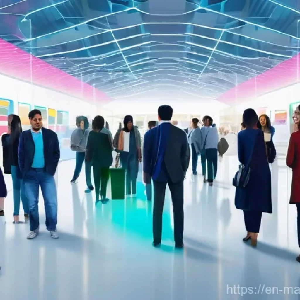 고객 세분화를 통한 맞춤형 마케팅 - **Prompt:** A vivid, high-resolution conceptual artwork illustrating "Customer Segmentation." Divers...