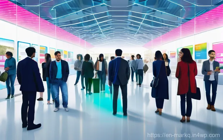 고객 세분화를 통한 맞춤형 마케팅 - **Prompt:** A vivid, high-resolution conceptual artwork illustrating "Customer Segmentation." Divers...