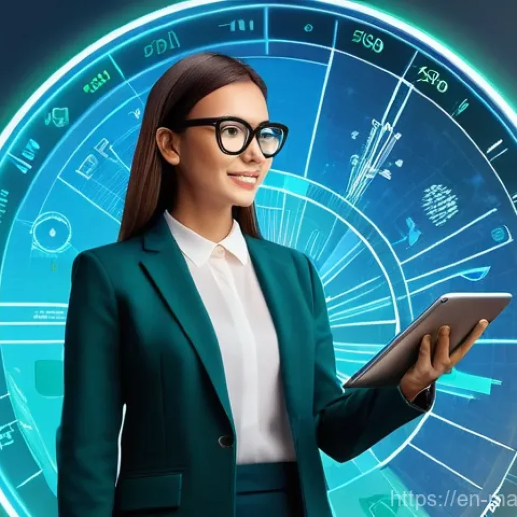 온라인 마케팅의 ROI 계산법 - **Prompt 1: The ROI Navigator**
A highly detailed, professional illustration of a male or female...