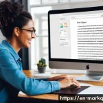 온사이트 SEO 최적화 방법 - **Prompt 1: "The Engaged Content Creator"**
    A vibrant, medium shot of a person (any gender, mid-...